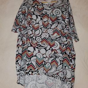 Lularoe Irma rainbow nwot xl